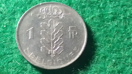 BELÇİKA - 1951-   1 FRANK - 25 Cents