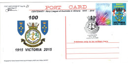 Australia 2015 Centenary Navy League Of Australia In Victoria 1915 Victoria 2015 Creswell Oration,Limited Souvenir Cover - Postmark Collection