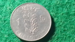 BELÇİKA - 1950-   1 FRANK - 25 Cent