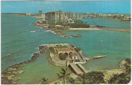 Fort San Geronimo And Condado Section, San Juan, Puerto Rico As Seen From The Caribe Hilton - 1968 - Puerto Rico