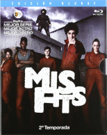 Misfits Temporada 2 Blu Ray Nuevo Precintado - Otros