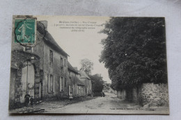 Cpa 1923, Brulon, Rue Chappe, Sarthe 72 - Brulon