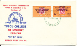 Tonga FDC 18-6-1966 Tupou College And Secondary Education With Cachet - Tonga (...-1970)