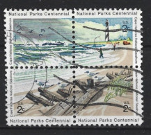 U.S.A. 1972 National Parks 4 Block Y.T . 948/951 (0) - Used Stamps