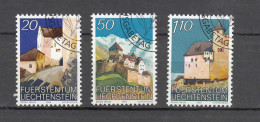 LIECHTENSTEIN 1986     N° 836 à 838    OBLITERES  CATALOGUE  ZUMSTEIN - Gebraucht