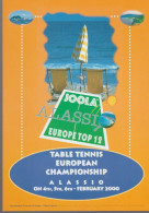 C.P. - PHOTO - JOOLA - ALASSIO - EUROPE TOP 12 - TABLE TENNIS EUROPEAN CHAMPIONSHIP - 2000 - - Tennis Tavolo