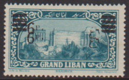 Grand Liban  80c** Variété Double Surcharge - Other & Unclassified