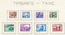 Timbres Taxe Hongrie Magyar Posta - Port Dû (Taxe)