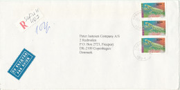 Bulgaria Registered Cover Sent To Denmark 28-3-1996 Topic Stamps - Covers & Documents