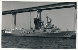 3 Photographies Format Environ 9cm X 14cm - Frégate USS Rentz - 1990 Et 1992 - Bateaux
