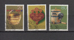 LIECHTENSTEIN 1980     N° 685 à 687    OBLITERES  CATALOGUE  ZUMSTEIN - Oblitérés