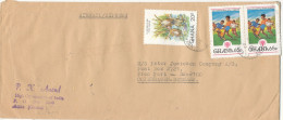 Ghana Cover Sent Express Air Mail To Denmark 20-10-1982 Topic Stamps (sent From High Commission Of India Accra) - Etiopia