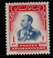 Afghanistan Cat 466 1957 Pictorials 1a Blue And Red Mohamed Zahir Shah MNH - Afghanistan