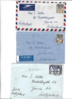 GREAT BRITAIN UNITED KINGDOM ENGLAND COLONIES - RHODESIA - POSTAL HISTORY LOT 4 COVERS - Other & Unclassified