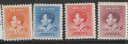 Nauru  1937  SG 44-7  Coronation  Mounted Mint - Nauru