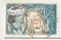 Polynésie - 1964 Danseuse Tahitienne - N° 27 Et 28 Obl. - Usati