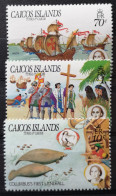 Caicos Islands Inseln 1984 Columbus Kolumbus 3v Set - Otros - Oceanía