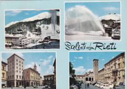 Cartolina Rieti - Saluti Con Vedutine - Rieti