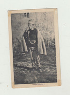 CARTOLINA COSTUME ALBANESE - POSTA MILITARE 50 DEL 1918  DA ALBANIA VERSO ALESSANDRIA - WW1 - Albanie