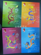 China Hong Kong 2000 New Year Of Dragon Stamps Post Card - Other & Unclassified