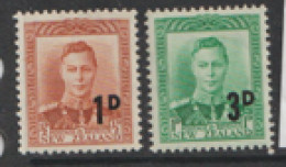 New  Zealannd  1952  SG 712-3  Overprints Unmounted Mint - Ongebruikt