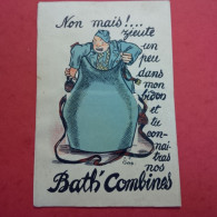 CARTE A SYSTEME BATH COMBINES MILITARIA - Dreh- Und Zugkarten