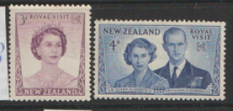 New  Zealannd  1952  SG 721-2 Royal Visit   Unmounted Mint - Nuovi