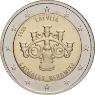 2 Euro 2020 Latvian Commemorative Coin - Latgalian Ceramics. - Lettonie