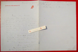 ● L.A.S Maurice DESVALLIERES Homme De Lettres - 28 Rue D'Aumale - PRADELS - Né à Paris En 1857 - Lettre Autographe - Ecrivains