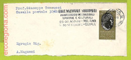 Af9892 - ITALY - POSTAL HISTORY - Postmark On CUTOUT - MEDICINE Disabled - Medicina