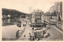 BELGIQUE - Dinant - Arrivée Du Bateau Rue Du Saxe - Carte Postale Ancienne - Dinant