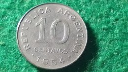 ARJANTİN - 1954-   10    CENTAVOS - Argentinië