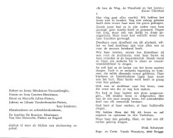 Bidprentje/doodsprentje De Bouvere Maria Geboren Brugge 1914 - Religion & Esotérisme