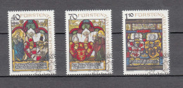 LIECHTENSTEIN 1979     N° 669 à 671    OBLITERES  CATALOGUE  ZUMSTEIN - Oblitérés