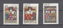 LIECHTENSTEIN 1979     N° 669 à 671    OBLITERES  CATALOGUE  ZUMSTEIN - Oblitérés