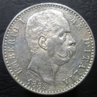 Regno D'Italia - 2 Lire 1884 - Gig. 28 - KM# 23 - 1878-1900 : Umberto I