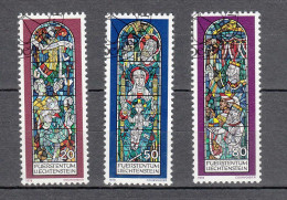 LIECHTENSTEIN 1978     N° 658 à 660    OBLITERES  CATALOGUE  ZUMSTEIN - Oblitérés