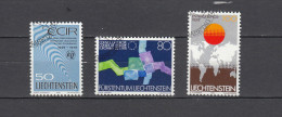 LIECHTENSTEIN 1979     N° 666 à 668    OBLITERES  CATALOGUE  ZUMSTEIN - Oblitérés