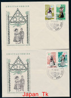 DDR Mi. Nr. 1353-1356 Volkstrachten - FDC - Siehe Scan - 1950-1970