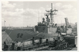 5 Photos Format Env. 9cm X 14cm - Frégate USS Carr (FFG-52) -1/3/1988 - Schiffe