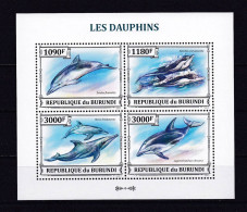 BURUNDI 2013 TIMBRE N°2106/09 NEUF** DAUPHINS - Unused Stamps