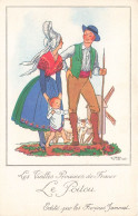 ILLUSTRATION - Jean Droit - Les Vieilles Provinces De France - Le Poitou - Par Farines Jammel - Carte Postale - Otros & Sin Clasificación