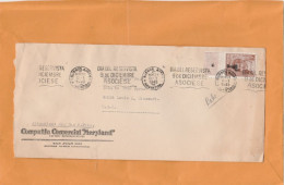 Argentina Old Cover Mailed To USA - Cartas & Documentos