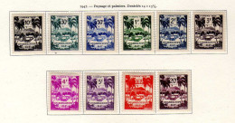 Guadeloupe - 1947 - Timbres-Taxe Palmiers - Neufs* - MH - Impuestos