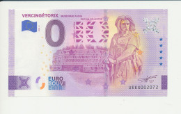 Billet Touristique  0 Euro  - VERCINGÉTORIX MUSÉOPARC ALESIA - UEEG - 2022-2 -  N° 2072 - Billet épuisé - Altri & Non Classificati