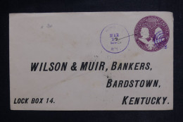 ETATS UNIS - Entier Postal Pour Bardstown En 1896 - L 150009 - ...-1900