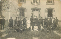 MIREBEAU SUR BEZE - Hôpital Militaire, Guerre 1914/18, Carte Photo. - Mirebeau