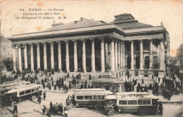 FRANCE - Paris - La Bourse - Construite De 1808 à 1826 Par Brongignart Et Labarre - CM - Carte Postale Ancienne - Otros Monumentos