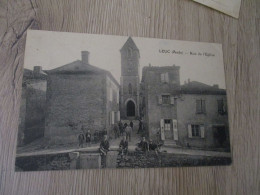 CPA 11 Aude Leuc Rue De L'église - Sonstige & Ohne Zuordnung