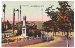 (42) 088, Saint St Just Sur Loire, La Cigogne, Le Monument Aux Morts - Saint Just Saint Rambert